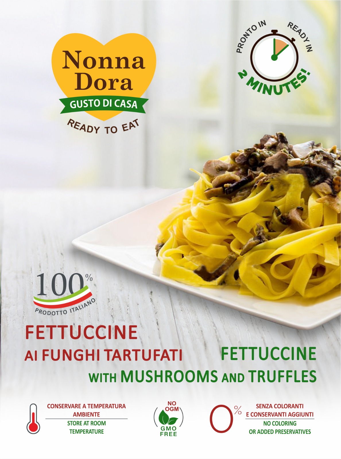 Fettuccine with Mushrooms and Truffles